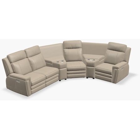 Asher Power Reclining Sectional