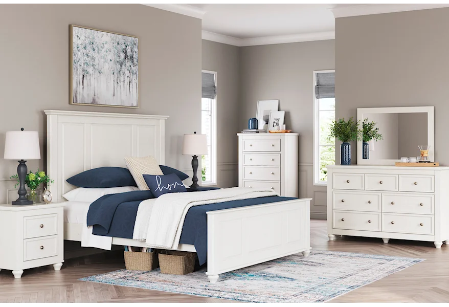 Grantoni King Bedroom Set by Signature Design by Ashley at Malouf Furniture Co.
