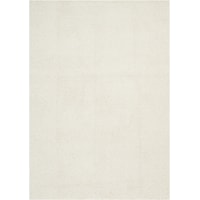 6'7" x 9'6" Ivory Rectangle Rug