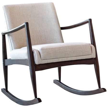 Sebastian Solid Back Rocking Chair and