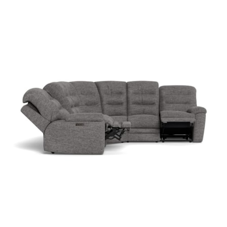 Keiran 4-Seat Power Recliner Sectional Sofa