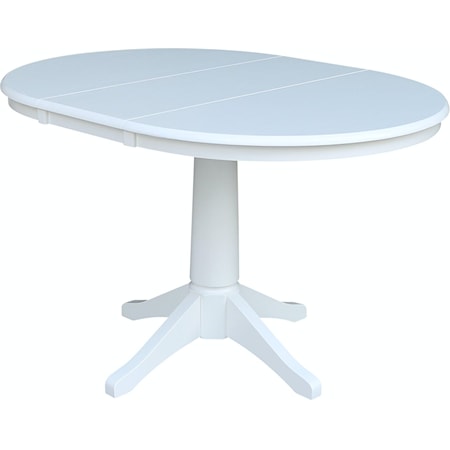 Round Table in Pure White