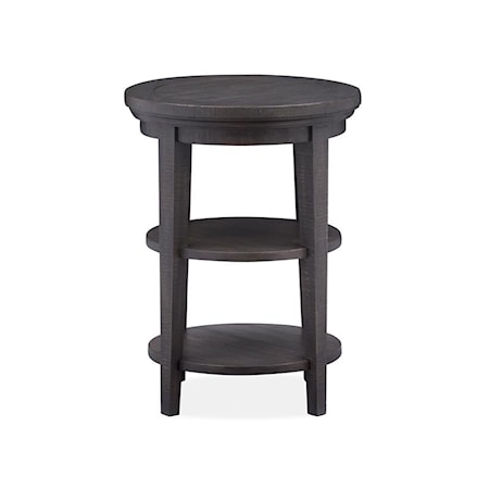 Round Accent End Table