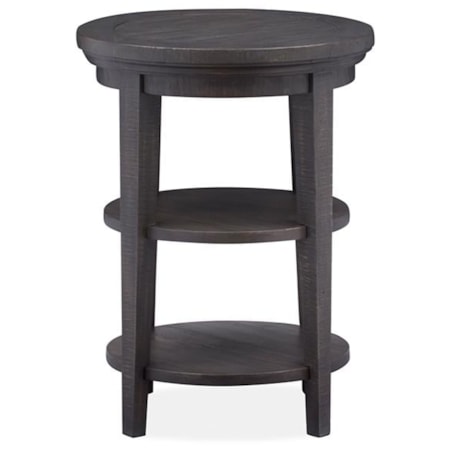 Round Accent End Table
