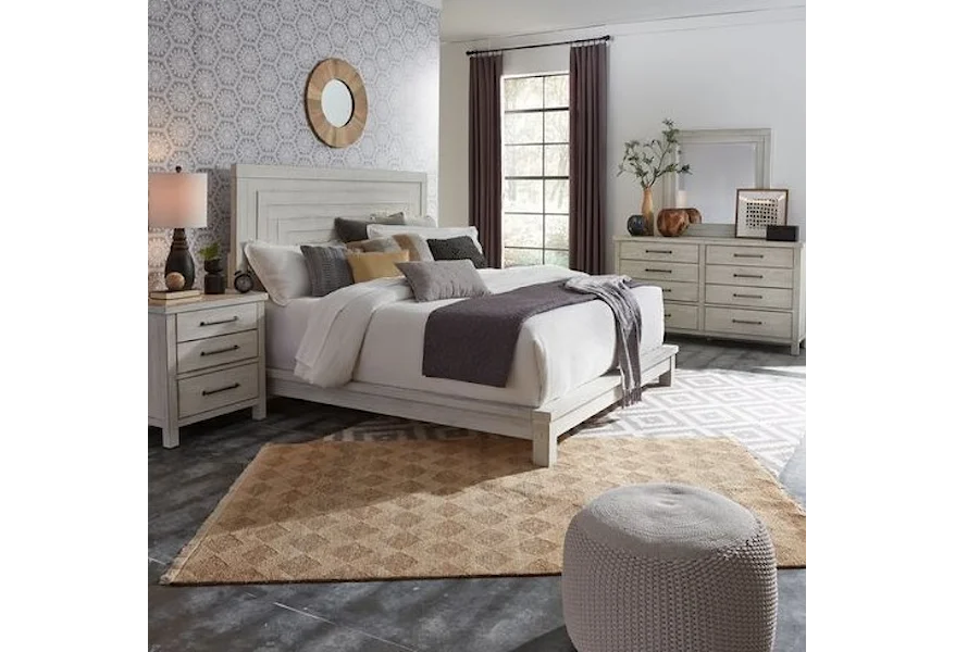 Modern Farmhouse 4-Piece California King Bedroom Set by Liberty Furniture at SuperStore