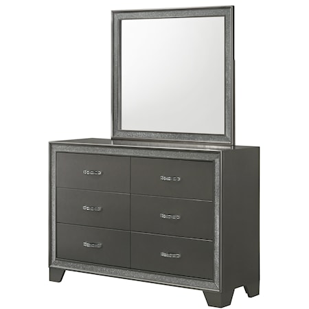 Dresser &amp; Mirror Set