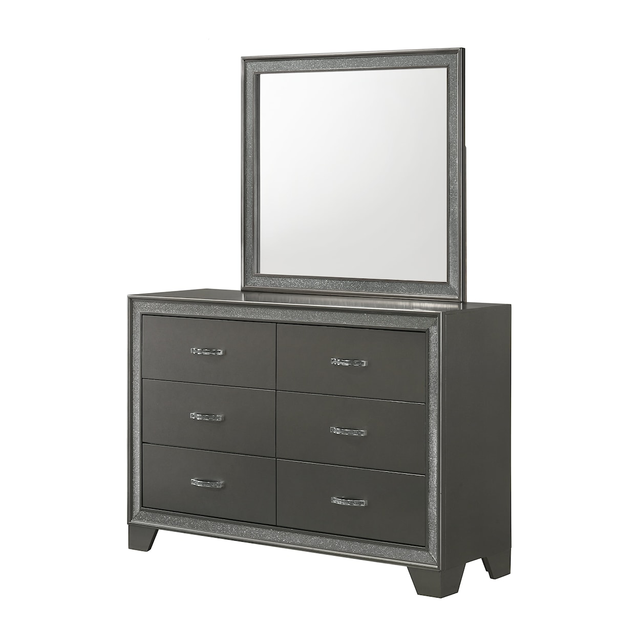 Crown Mark Kaia Dresser & Mirror Set