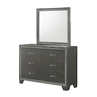 Glam Dresser & Mirror Set