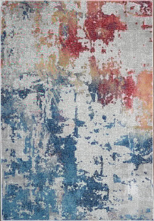 4' x 6' Multicolor Rectangle Rug