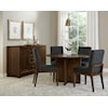 Vaughan Bassett Crafted Cherry - Dark Upholstered Side Dining Chair