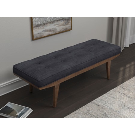 Wilson Fabric Tufted Accent Bench