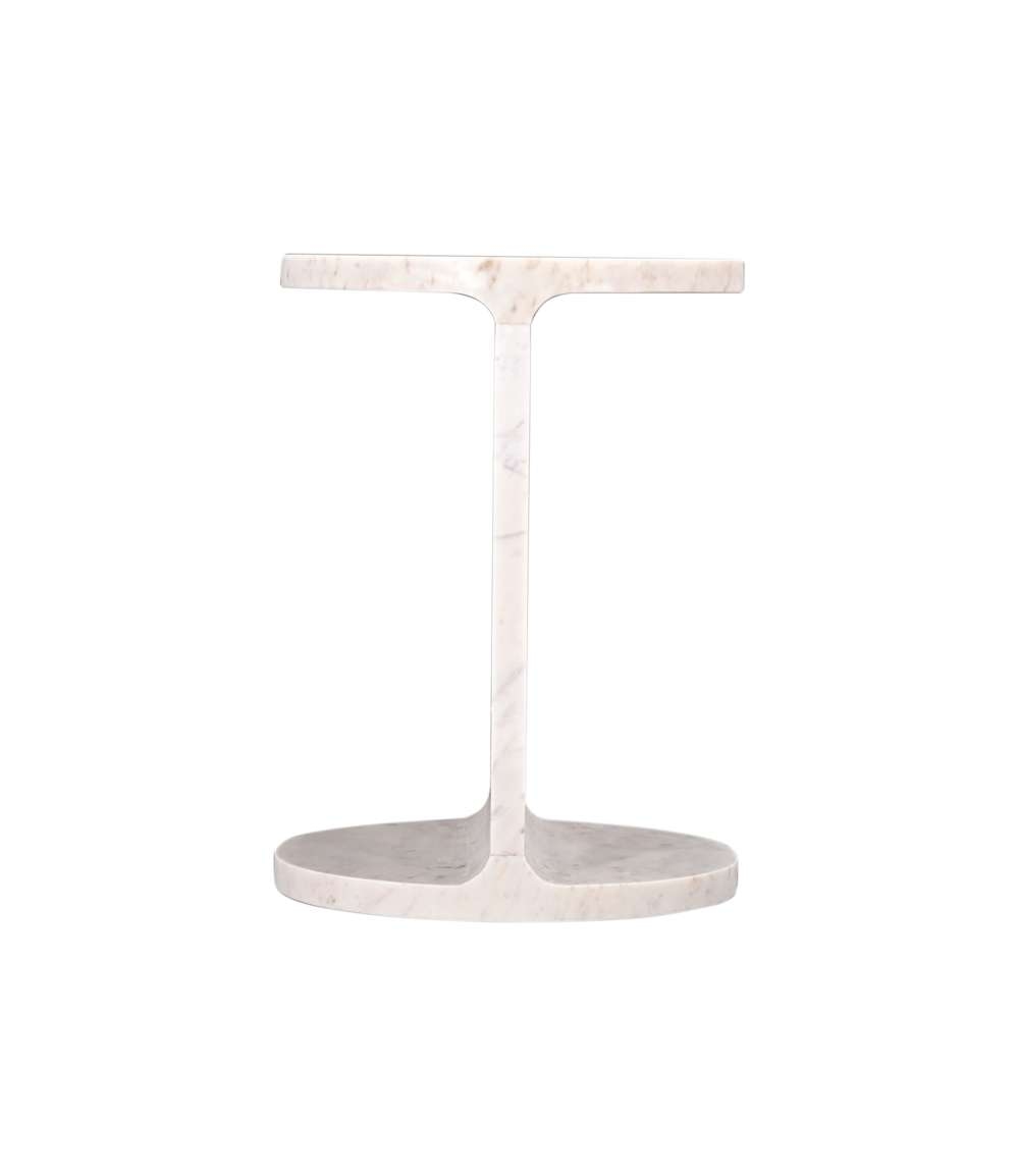 Emmett White Accent Table