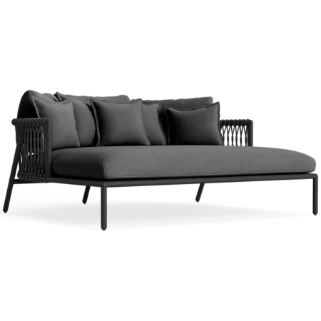 Modern Loose Pillow Rope Daybed