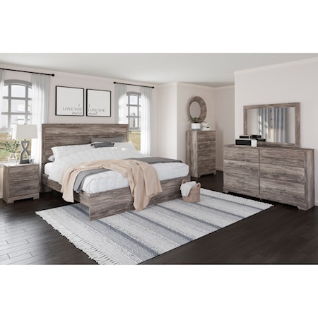 King Panel Bed