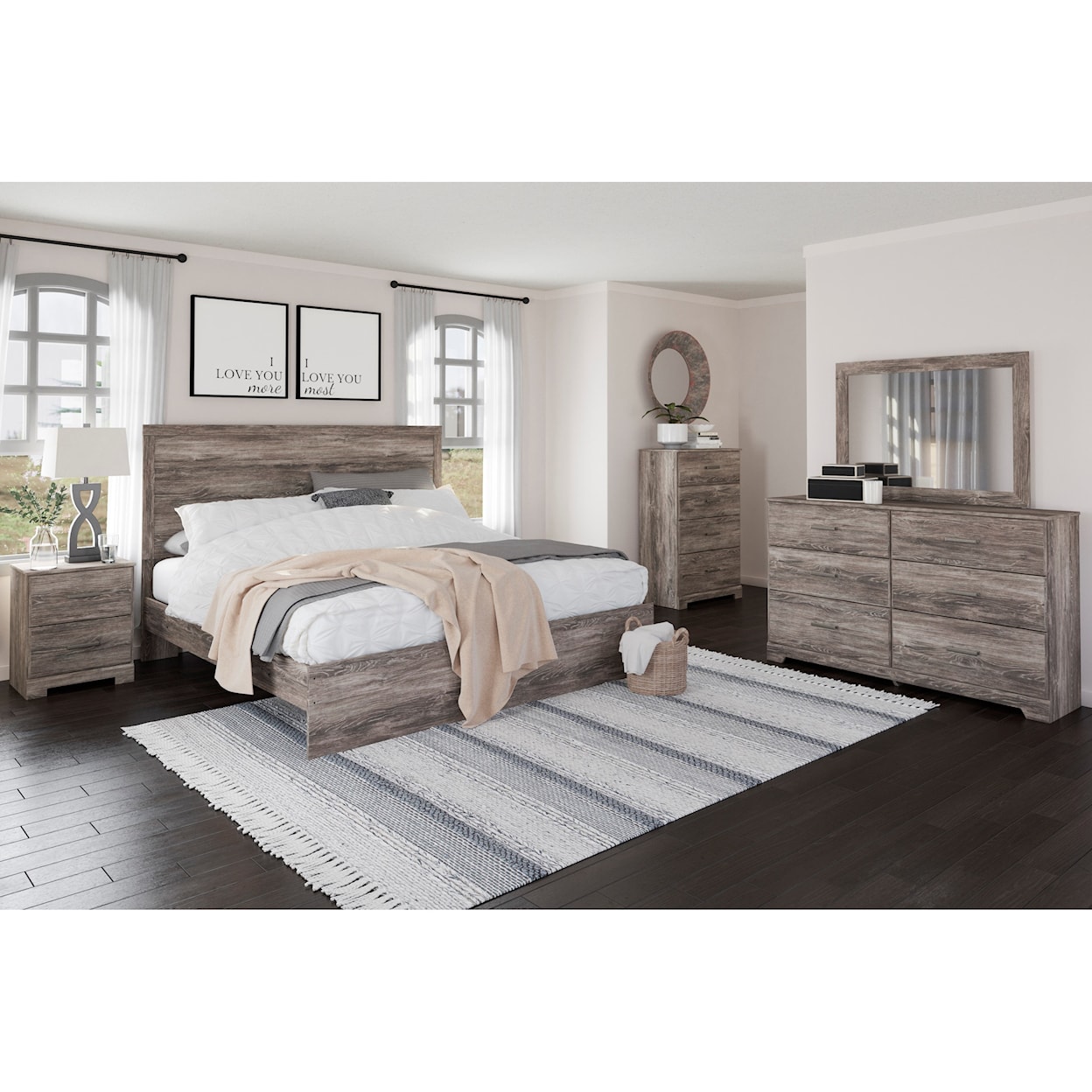 Signature Design by Ashley Furniture Ralinksi King Panel Bed