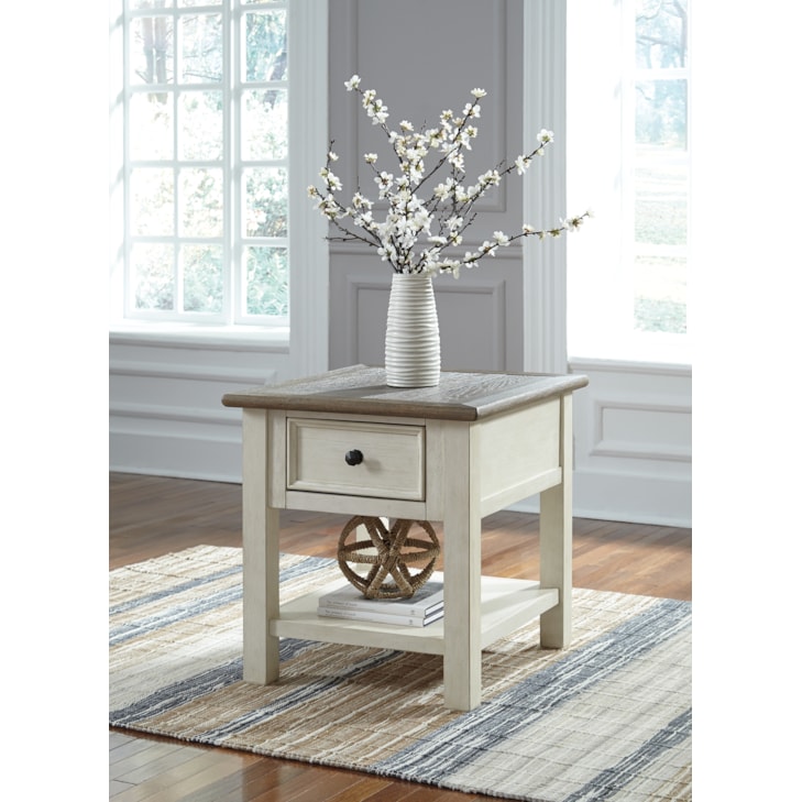 Signature Design by Ashley Bolanburg T637T1 Coffee Table With End