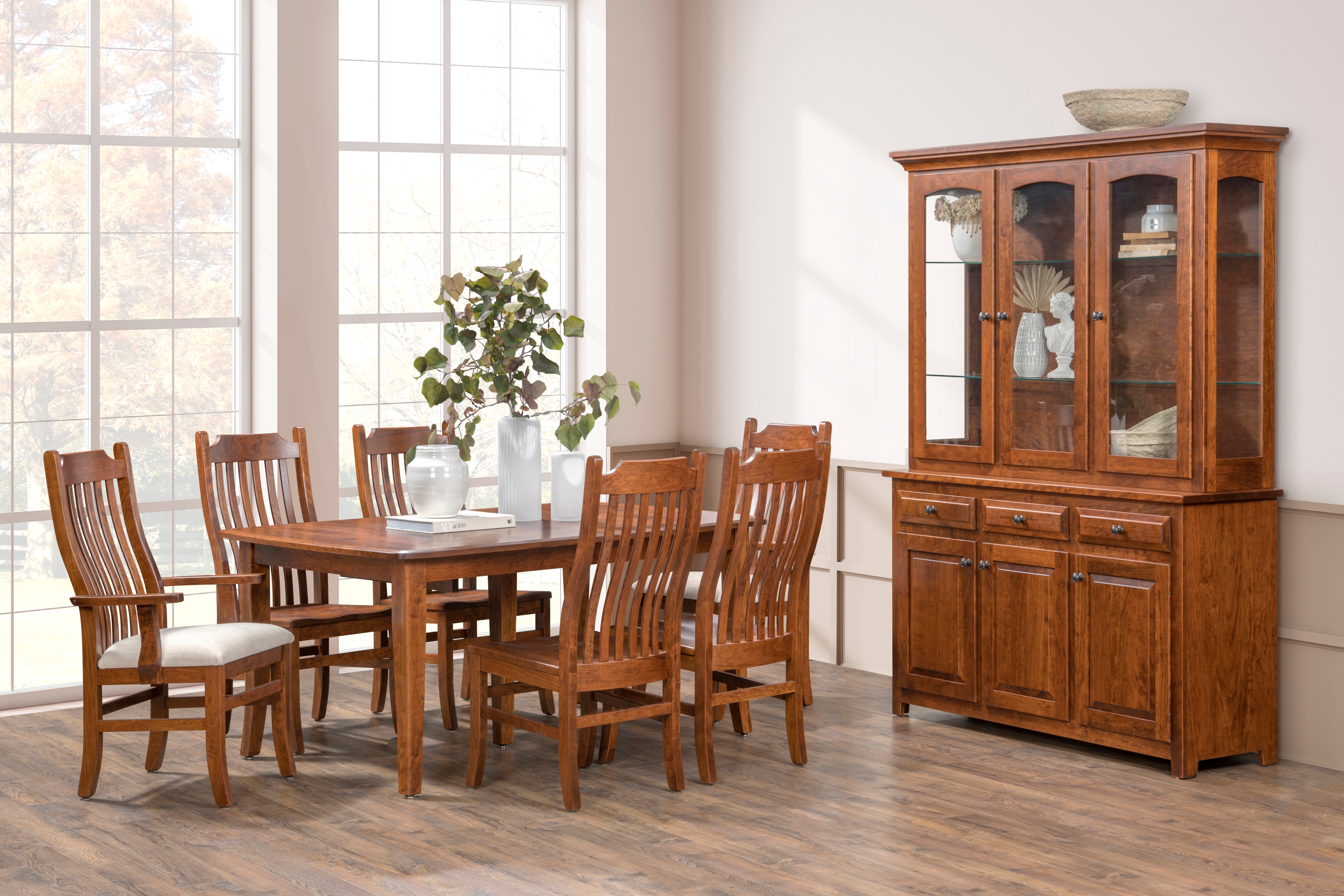 Trailway Easton Pike Custom Amish Dining Table