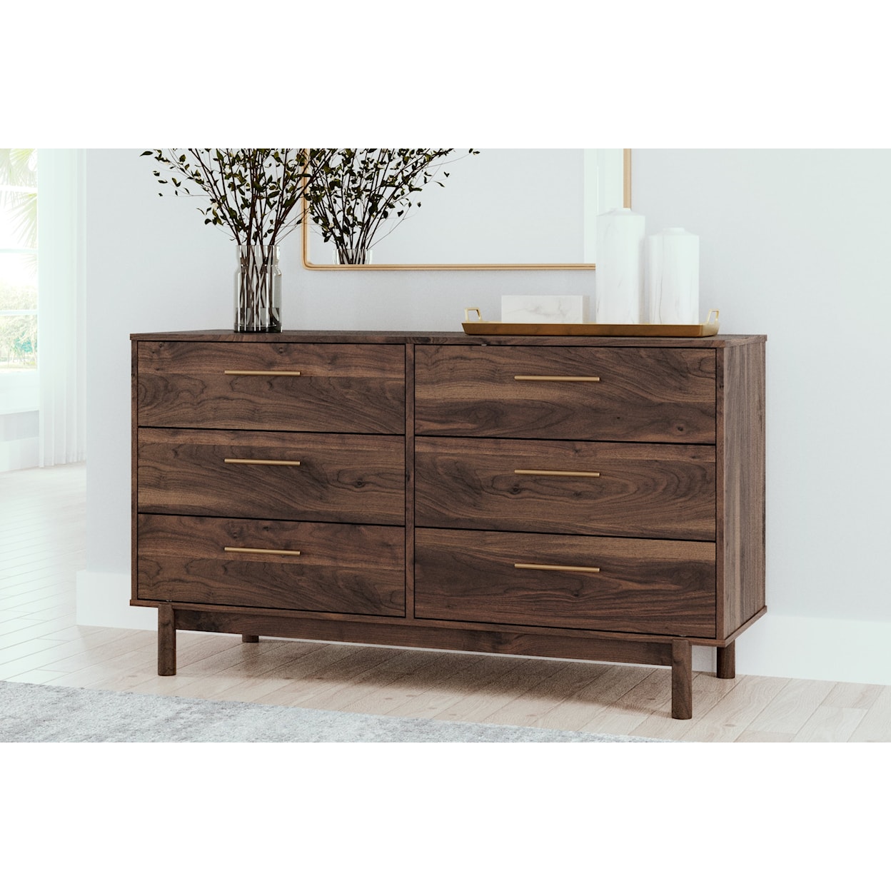 Ashley Signature Design Calverson 6-Drawer Dresser