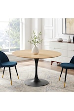 Modway Lippa 60" Oval Dining Table