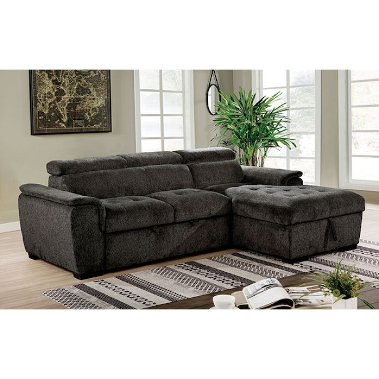 FUSA Patty Sectional Sofa