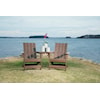 Signature Design by Ashley Emmeline Adirondack Chair Set with Tete-A-Tete Table