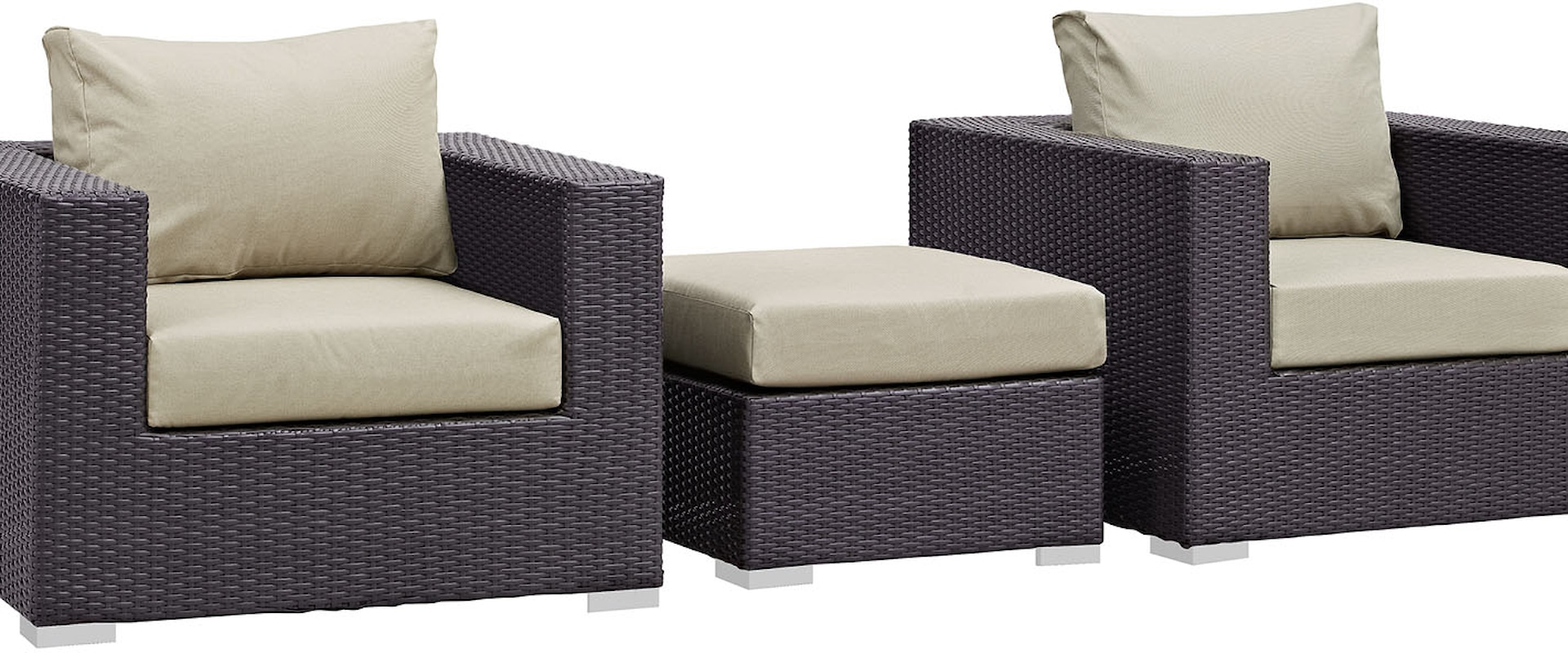 3 Piece Outdoor Patio Sofa Set