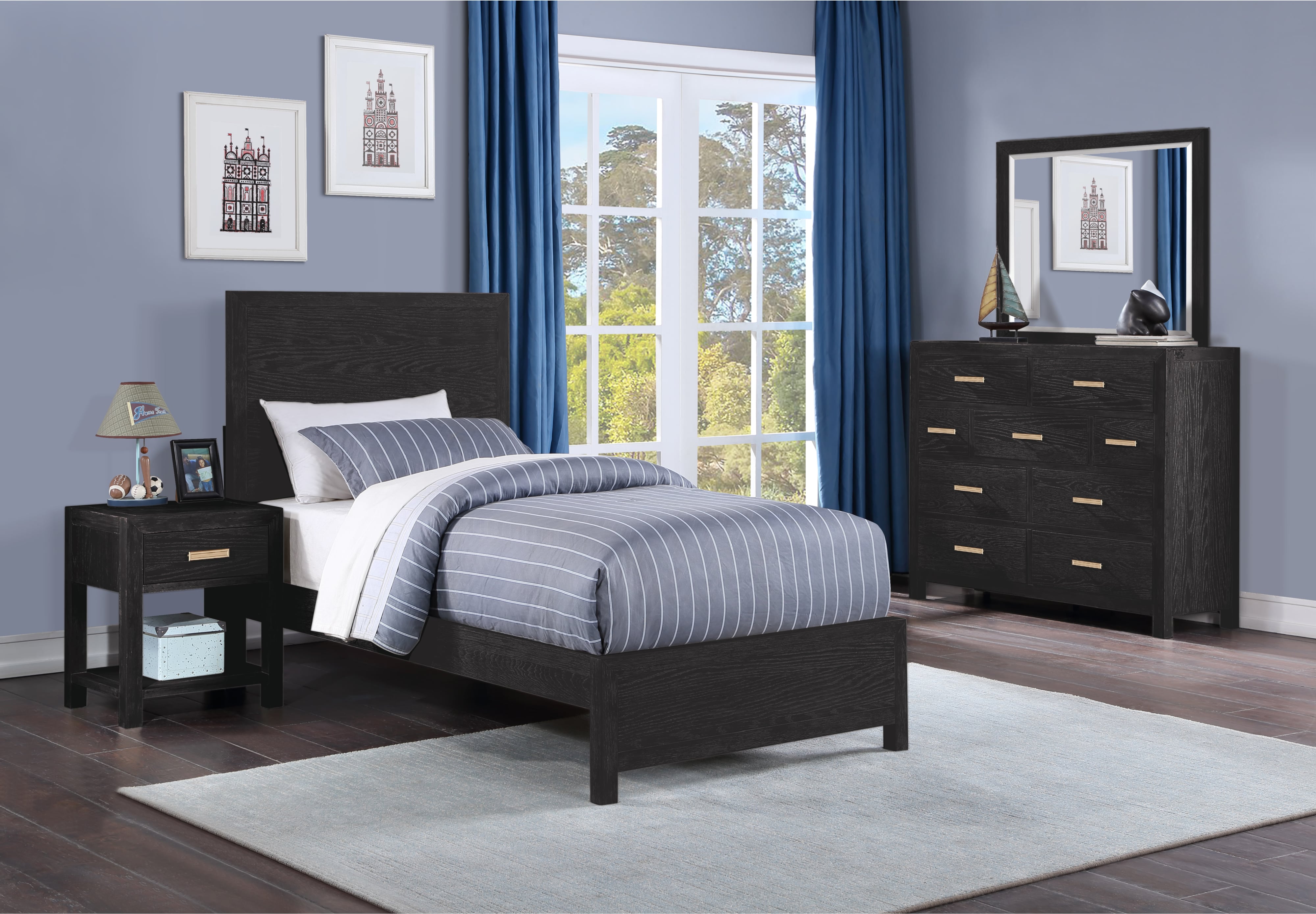 Winners Only Fresno Panel Twin Bed