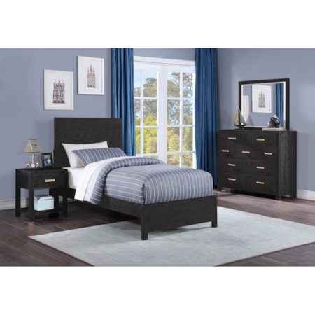 Panel Twin Bed