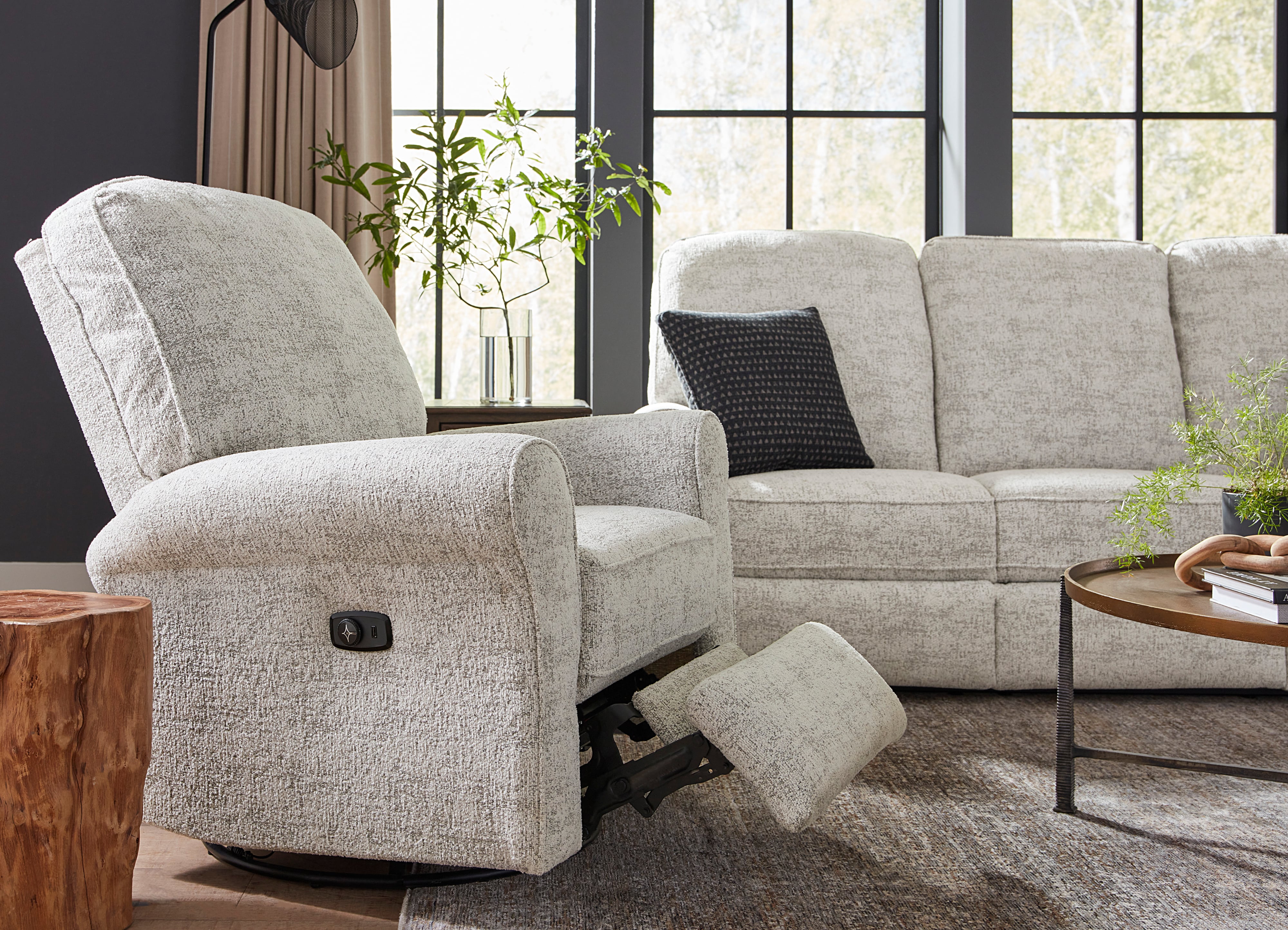 Power Reclining Swivel Glider Recliner