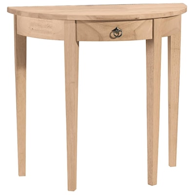John Thomas SELECT Occasional & Accents Half Round Table