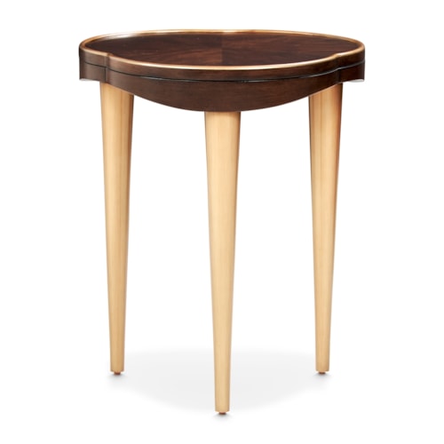 Modern Glam Chairside Table