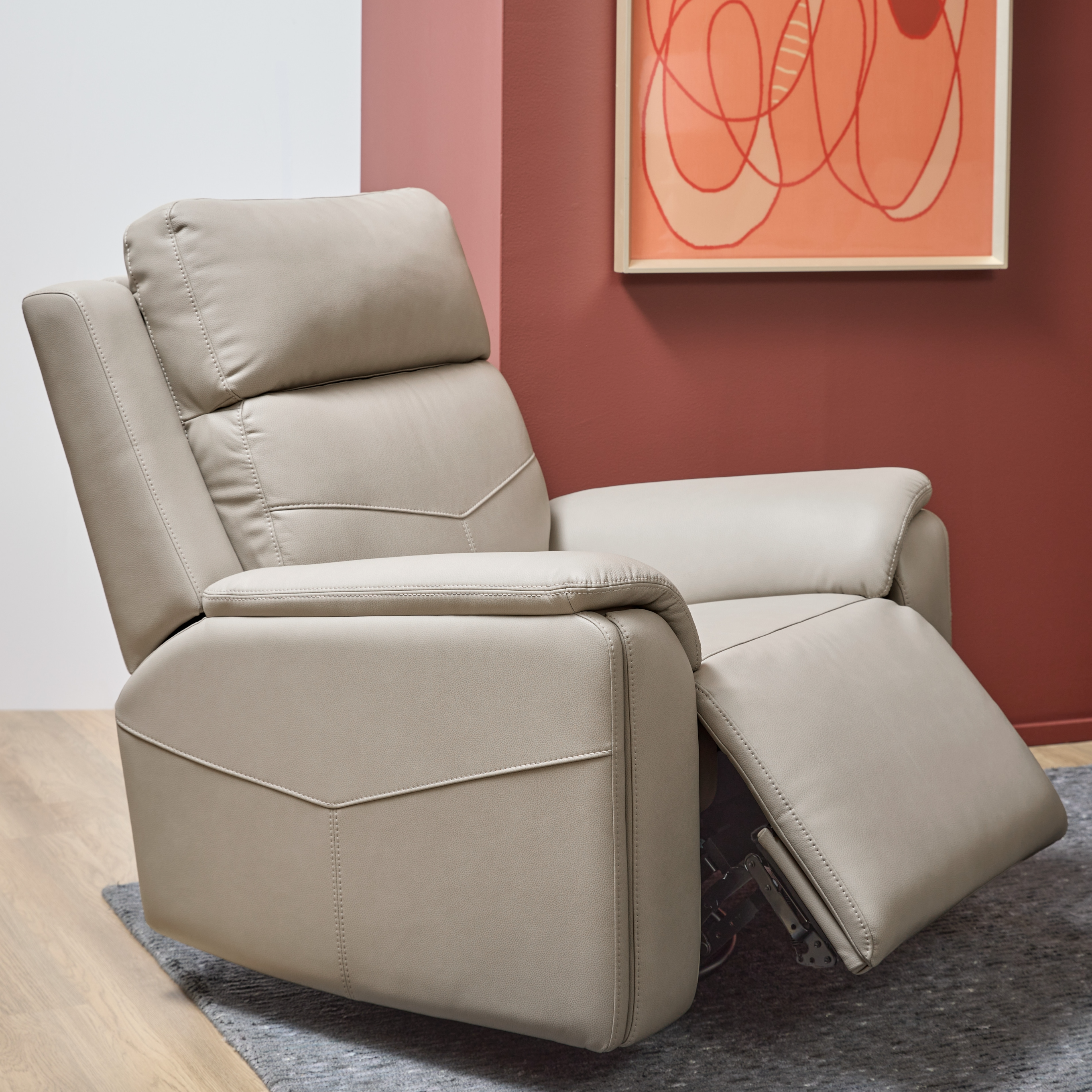 Flexsteel Vernon Swivel Gliding Power Recliner