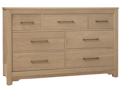 Transitional 7-Drawer Dresser with English Dovetail Construction