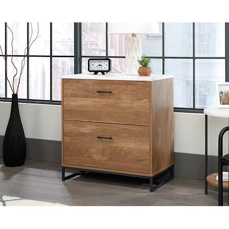 Contemporary Two-Drawer Lateral File Cabinet