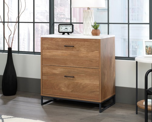 Contemporary Two-Drawer Lateral File Cabinet