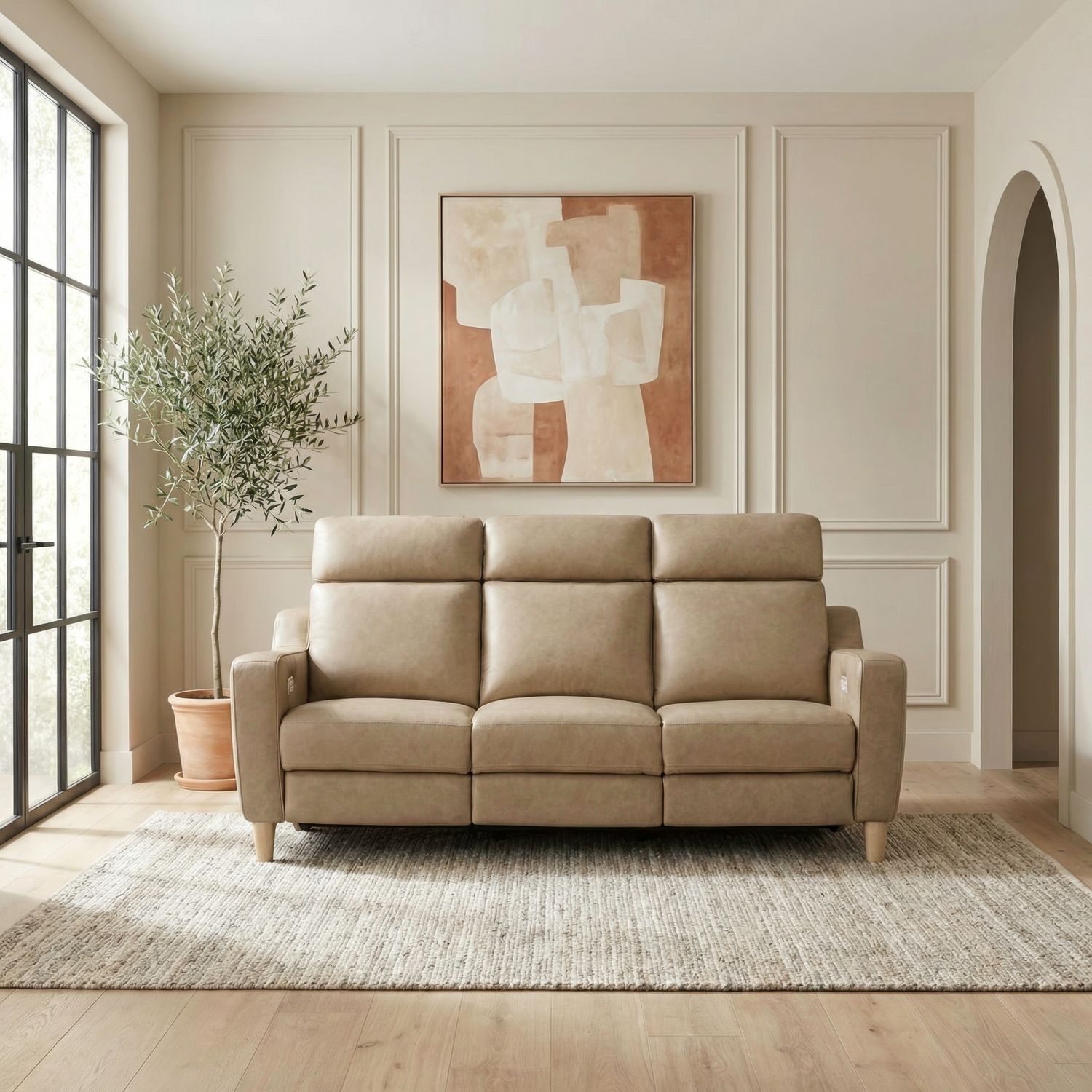 Liberty Furniture Como Track-Arm Power Reclining Sofa