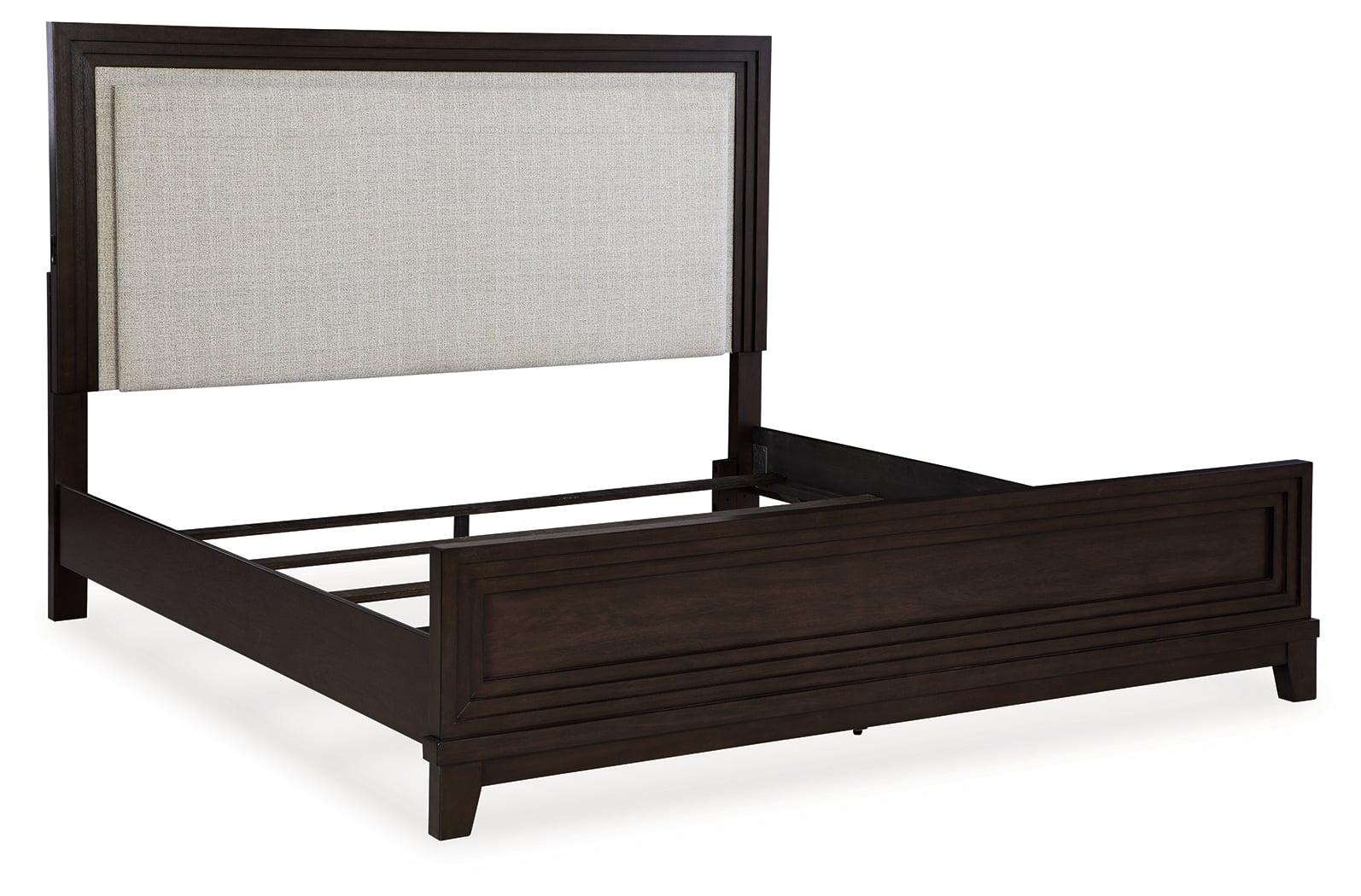 Queen Upholstered Panel Bed