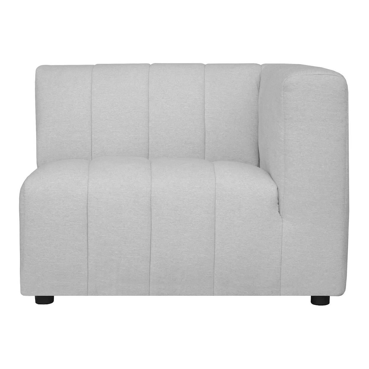 Moe's Home Collection Lyric Lyric Arm Chair Right Oatmeal