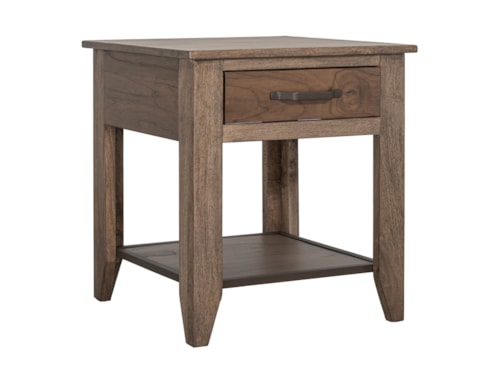 Transitional End Table