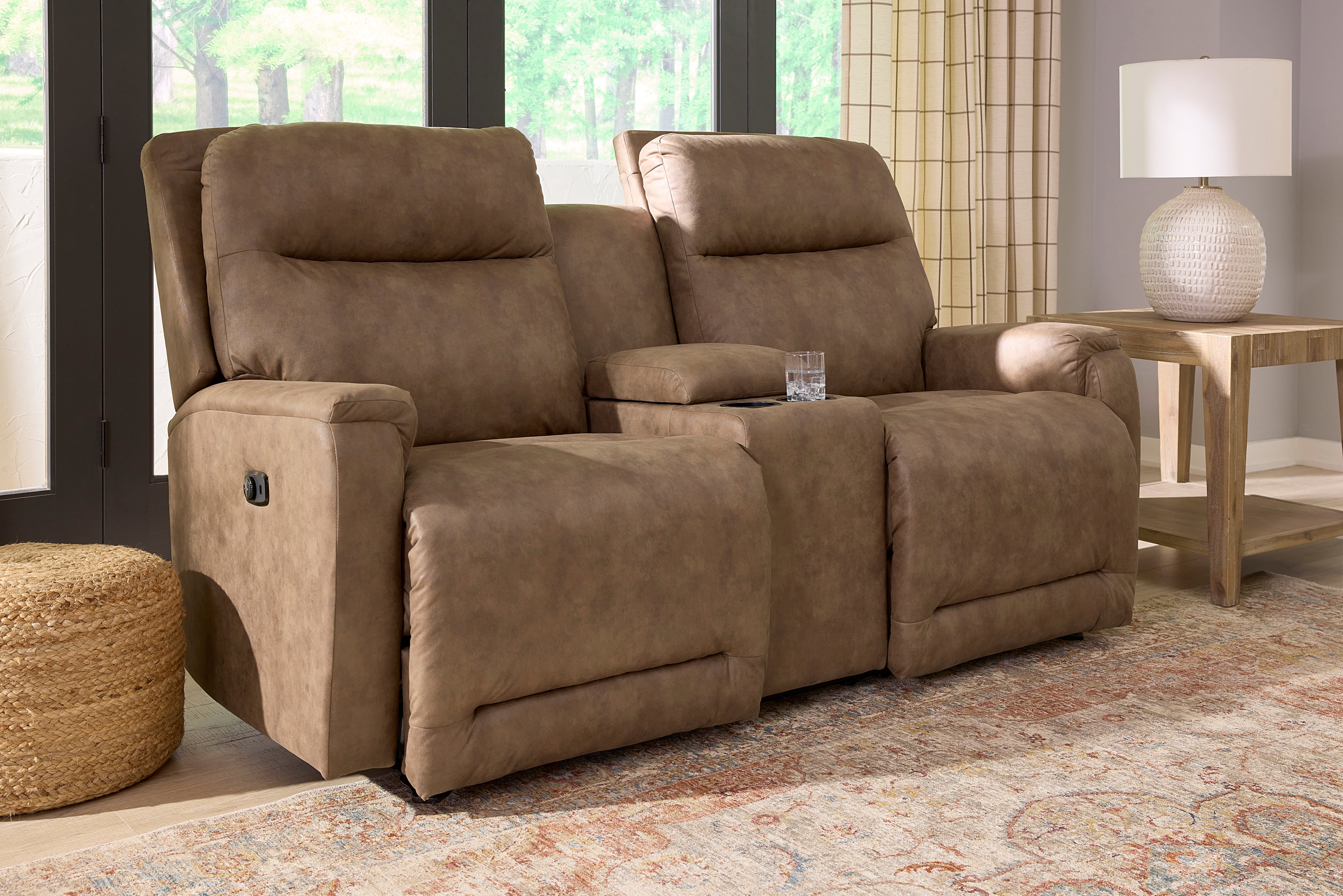 Power Space Saver Console Loveseat
