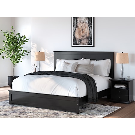 King Panel Bed