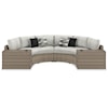 Signature Design by Ashley Calworth 4-Piece Outdoor Sectional