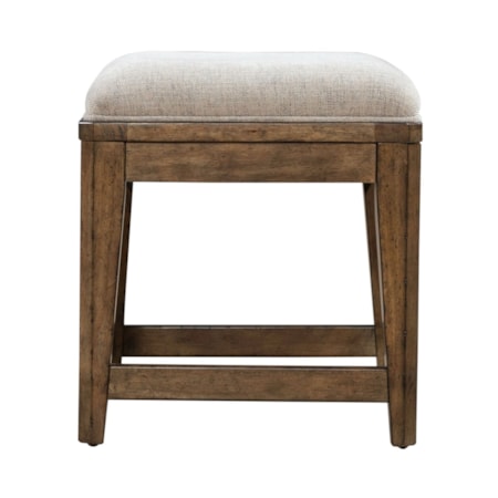 Upholstered Console Stool