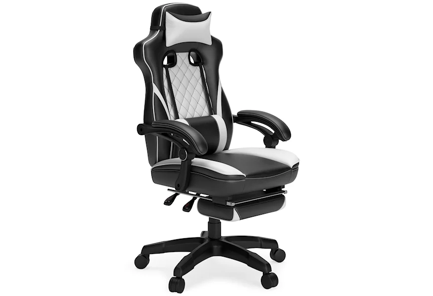 Lynxtyn Home Office Swivel Desk Chair by Signature Design by Ashley at VanDrie Home Furnishings