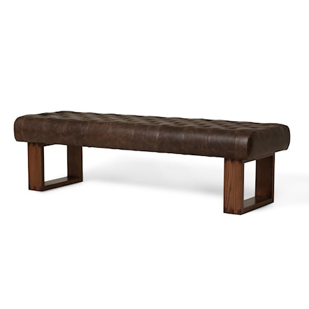 Wyatt Tufted Bench