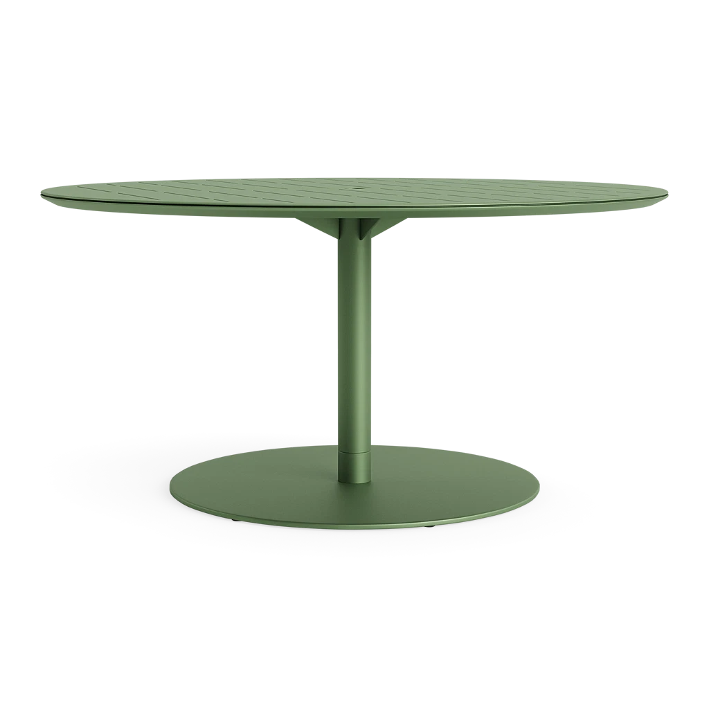 60" Pedestal Dining Table w/Umbrella Hole