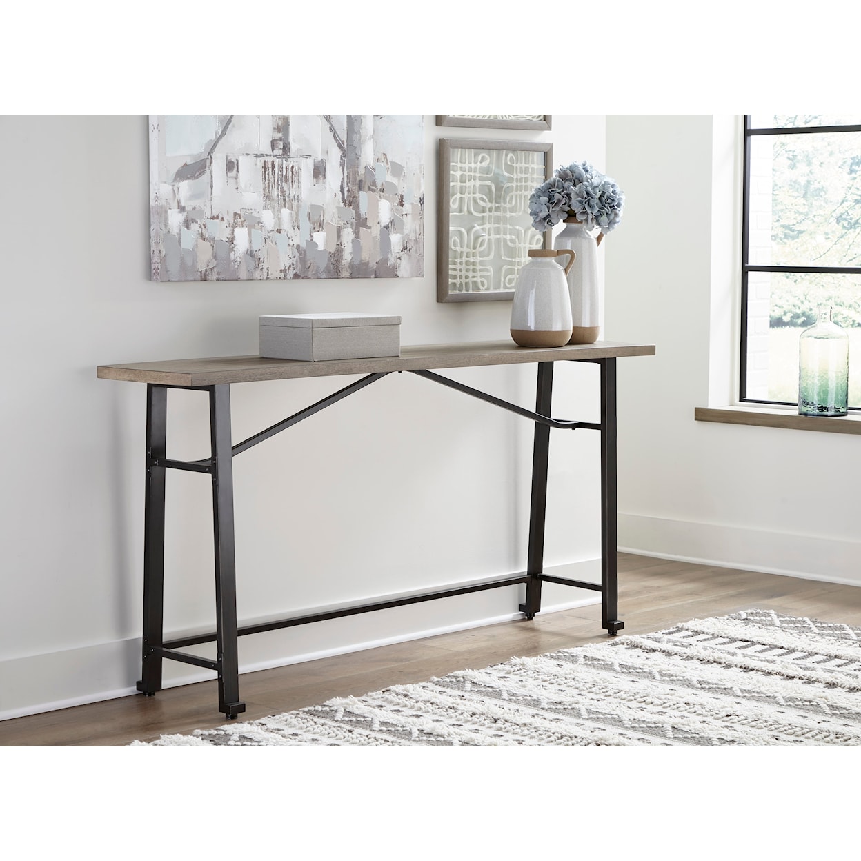 Signature Design by Ashley Lesterton Long Counter Table