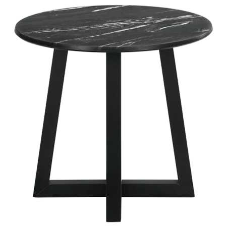 Skylark Marble-like SmartTop Side End Table