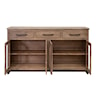 International Furniture Direct Natural Parota Console