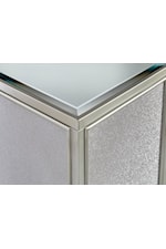 Signature Design by Ashley Traleena Mirrored Glam Square Coffee Table